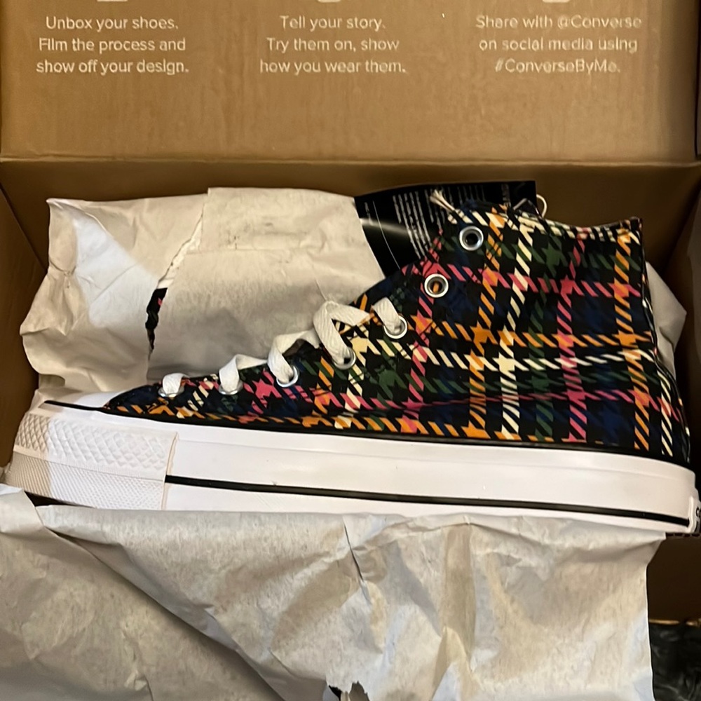 Brand New Custom Platform Converse